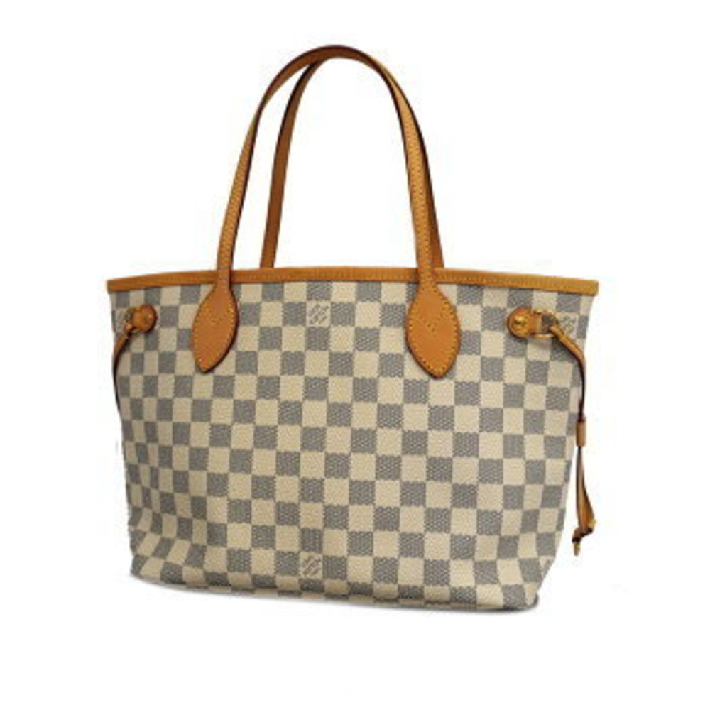 Louis Vuitton Damier Azur Neverfull PM Tote Bag